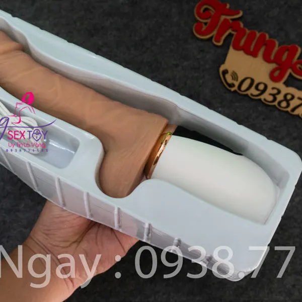 Dương Vật Giả Rung Thụt Cầm Tay Mềm Mịn Như Thật