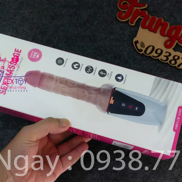 Dương Vật Giả Rung Thụt Cầm Tay Mềm Mịn Như Thật