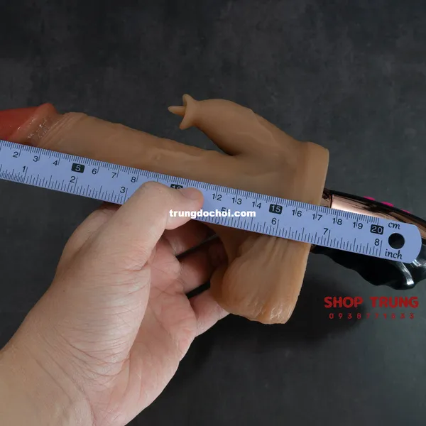 Dương Vật Giả Rung Thụt 7 Chế Độ Rung Thụt
