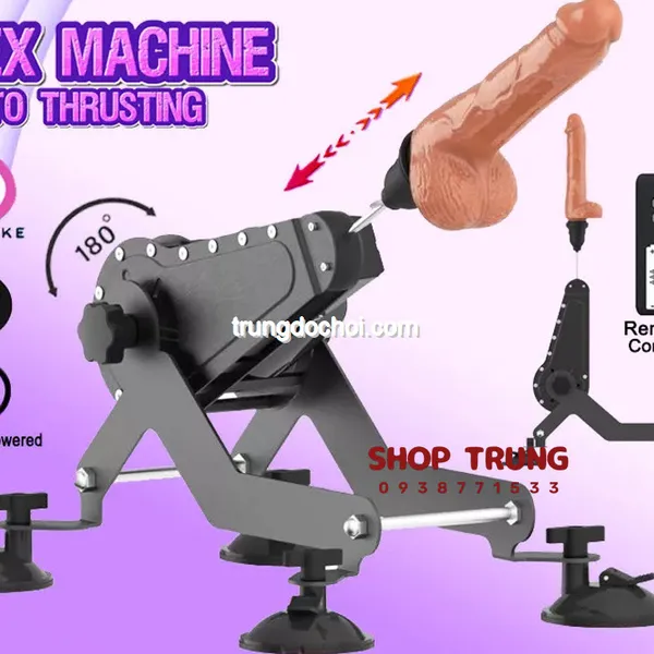 Dương Vật Giả Dạng Máy Rung Thụt Robot Dành Cho Nữ