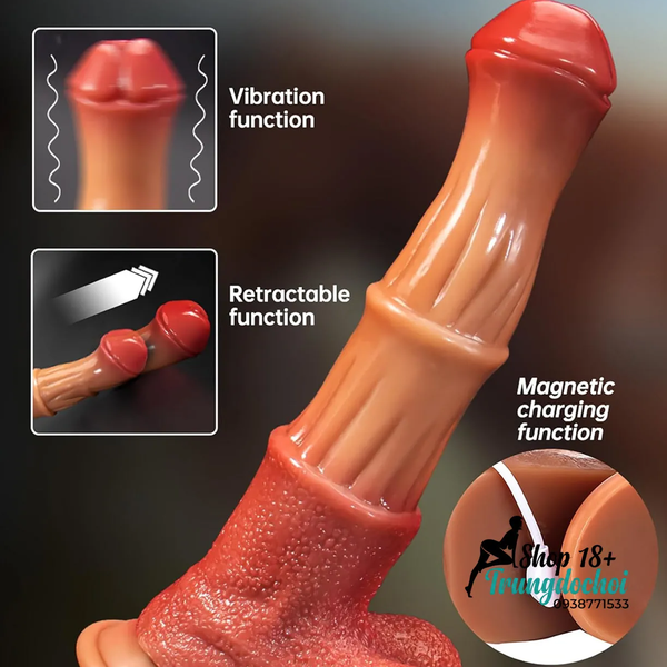  Dương Vật Giả Thụt Tự Động HORSE DICK Silicon Cao Cấp