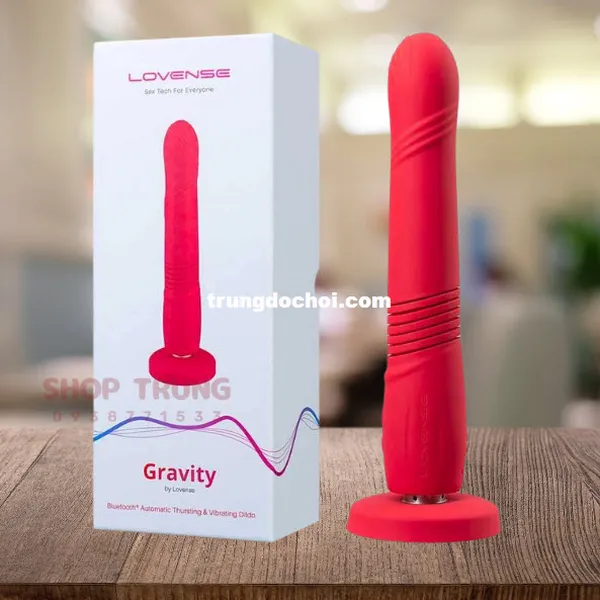 Dương Vật Giả Lovense Gravity Rung Thụt Điều Khiển Từ Xa Bằng App Hàng Chính Hãng 