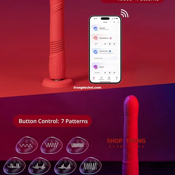 Dương Vật Giả Lovense Gravity Rung Thụt Điều Khiển Từ Xa Bằng App Hàng Chính Hãng 