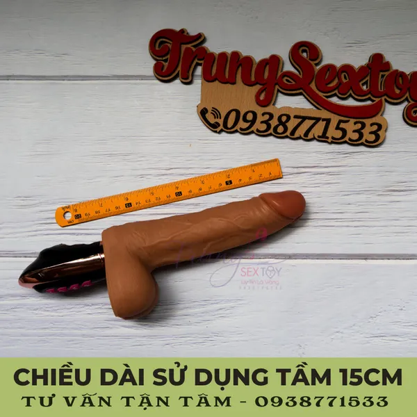 Dương vật giả East Cock Rung Thụt Cực Mạnh Có Nhiệt Độ