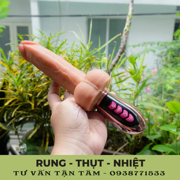 Dương vật giả East Cock Rung Thụt Cực Mạnh Có Nhiệt Độ