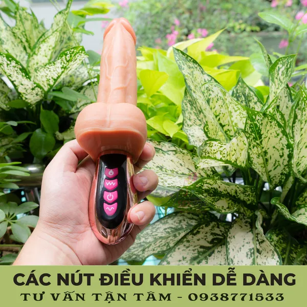 Dương vật giả East Cock Rung Thụt Cực Mạnh Có Nhiệt Độ