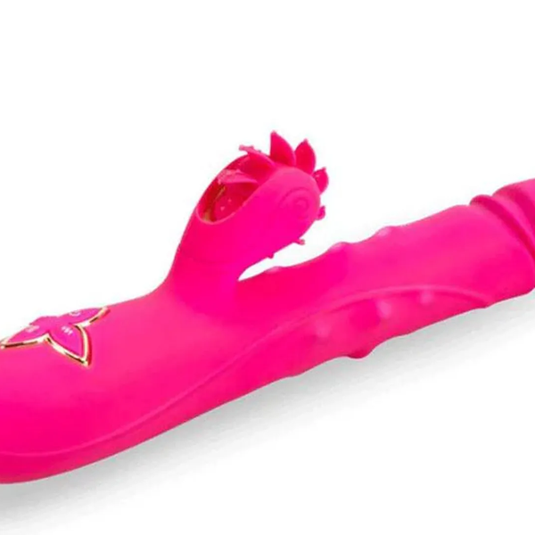 Dương Vật Giả Panola Esther Rung Thụt Xoay Lưỡi, 24cm Đa Chức Năng