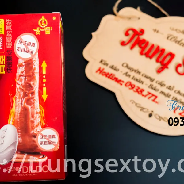 Dương vật giả silicon rung thụt mang đến sự chân thực tuyệt đối 