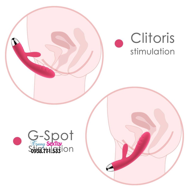 Svakom Barbara Rabbit Vibrator 2 Động Cơ Kích Thích Điểm G & Âm Vật Với Intelligent Mode Độc Quyền