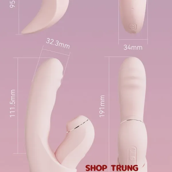 Dương Vật Giả Svakom DuoGlow 2 Thiết Kế 2 Trong 1, Điều Khiển Qua App