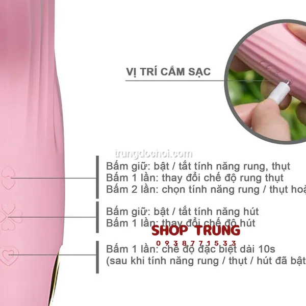 Svakom Frederica Thiết Kế Đẹp Rung Hút Cực Đỉnh