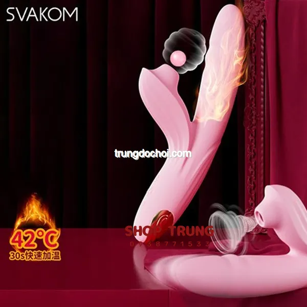 Svakom Frederica Thiết Kế Đẹp Rung Hút Cực Đỉnh