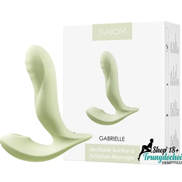 Svakom Gabrielle Dương Vật Gắn Quần Chip Rung, Thụt, Sưởi Ấm