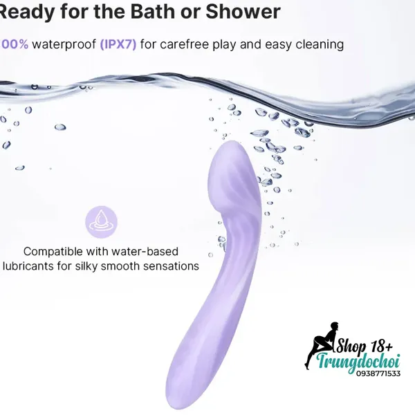 Svakom Margot Máy Rung 2 Đầu Sưởi Ấm Kích Thích G-Spot Điều Khiển App