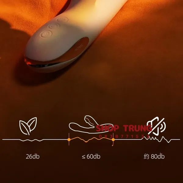 Dương Vật Giả Svakom UNECO Hút Sóng Âm Kích Thích Kép Thông Minh Qua App 