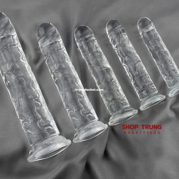Dương Vật Giả Trong Suốt 15cm Dành Cho Nữ