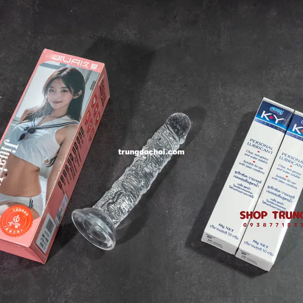 Dương Vật Giả Trong Suốt 15cm Dành Cho Nữ