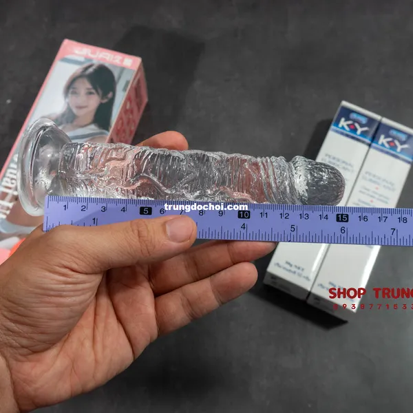 Dương Vật Giả Trong Suốt 15cm Dành Cho Nữ