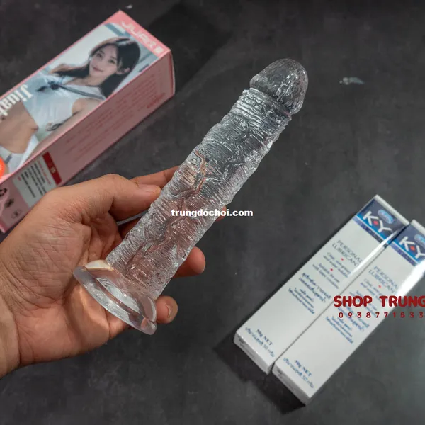 Dương Vật Giả Trong Suốt 15cm Dành Cho Nữ