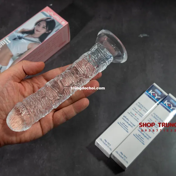 Dương Vật Giả Trong Suốt 15cm Dành Cho Nữ