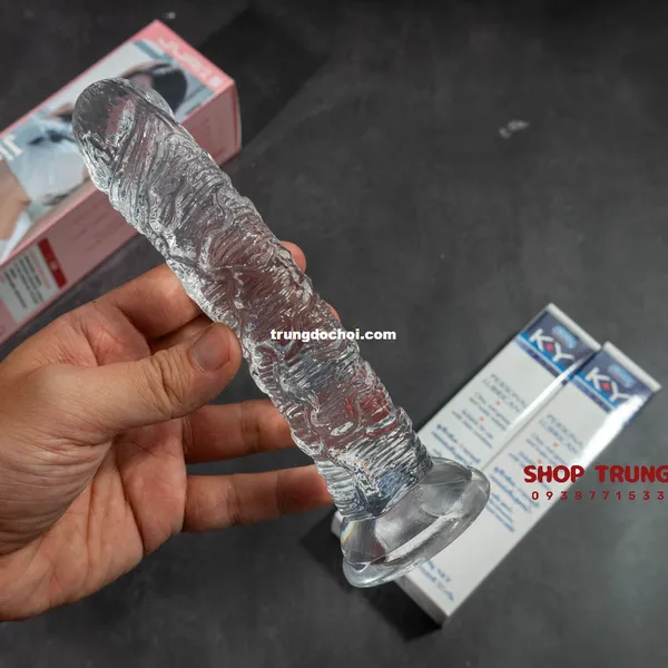 Dương Vật Giả Trong Suốt 15cm Dành Cho Nữ