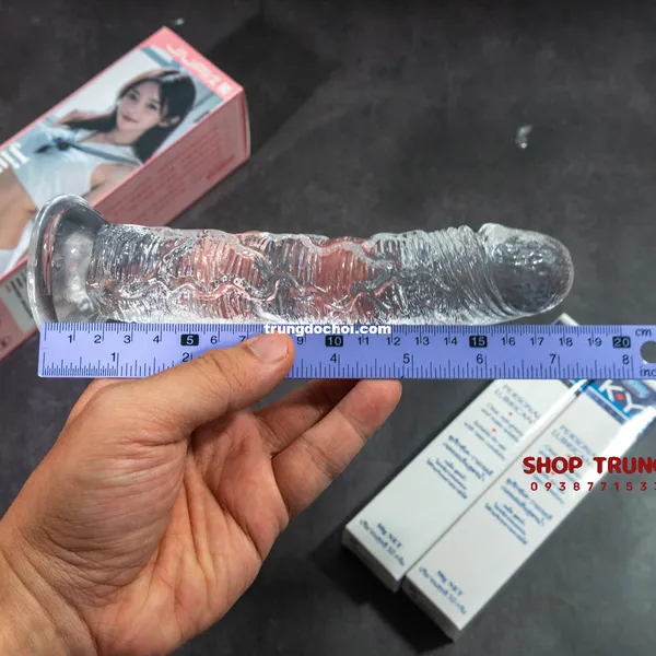 Dương Vật Giả Trong Suốt 15cm Dành Cho Nữ