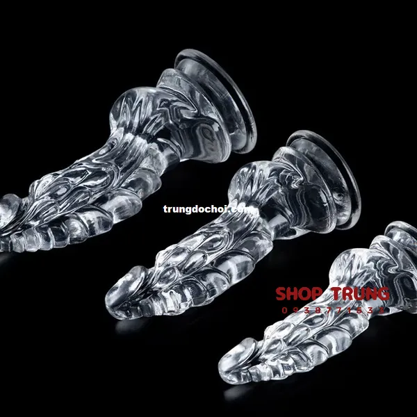 Dương Vật Giả Trong Suốt Đầu Rồng Thiết Kế Đẹp Mắt