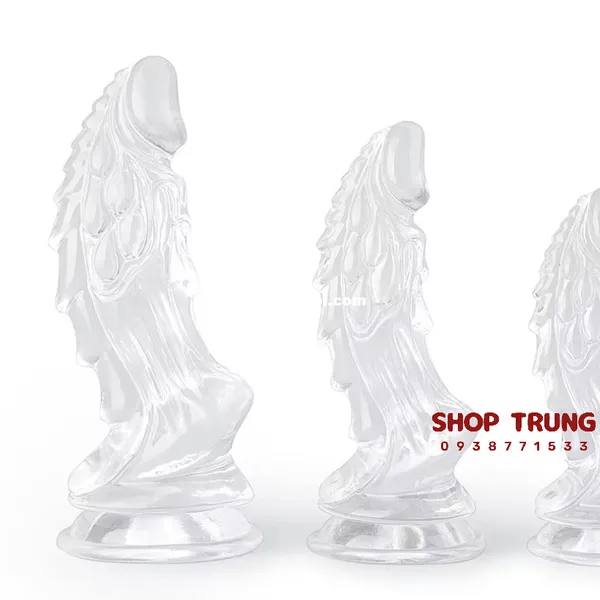 Dương Vật Giả Trong Suốt Đầu Rồng Thiết Kế Đẹp Mắt