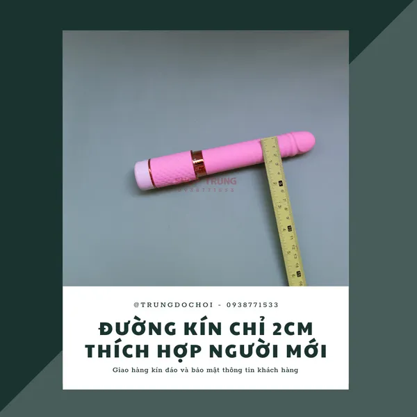 Dương Vật Giả Yeain Rung Thụt vá Bú Mút Mini 2 Trong 1