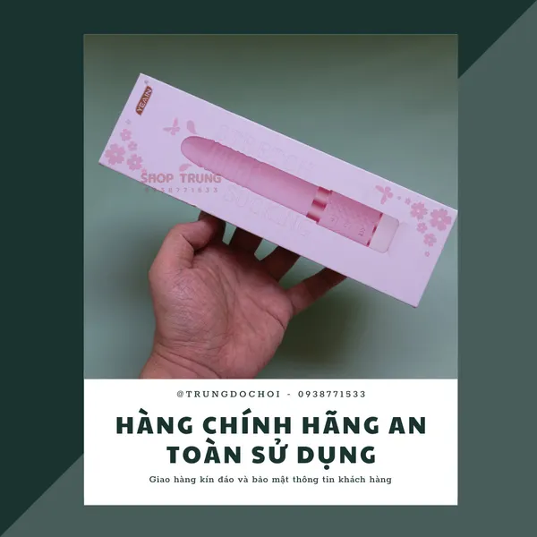 Dương Vật Giả Yeain Rung Thụt vá Bú Mút Mini 2 Trong 1