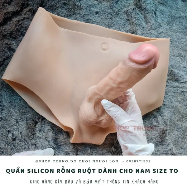 Dương Vật Giả Rỗng Ruột Liền Quần Cao Cấp Hàng Cực Hiếm Nhé