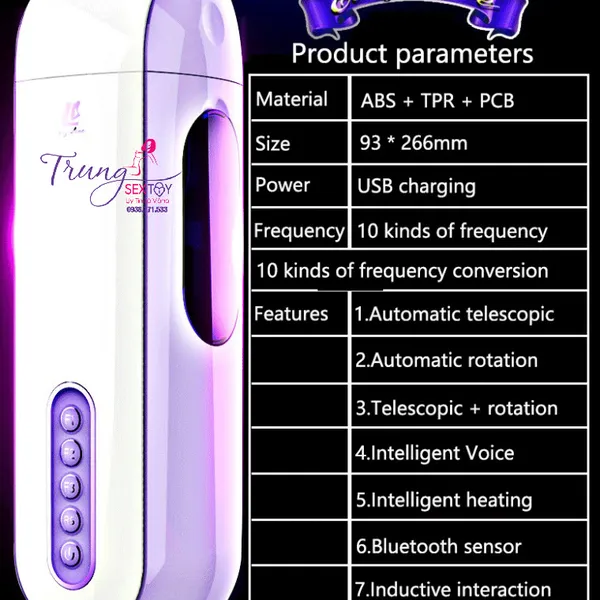 Máy thủ dâm Easy love Bluetooth khiến các chàng đạt đỉnh nhanh chóng