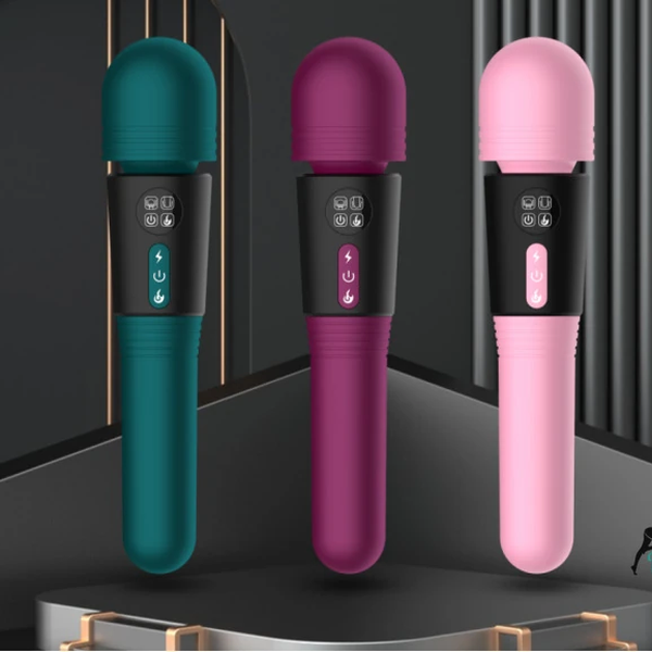 Gậy Massage Harley AV Wand — Đầu Cỡ Đại 52mm, Sưởi Ấm, Màn Hình LED