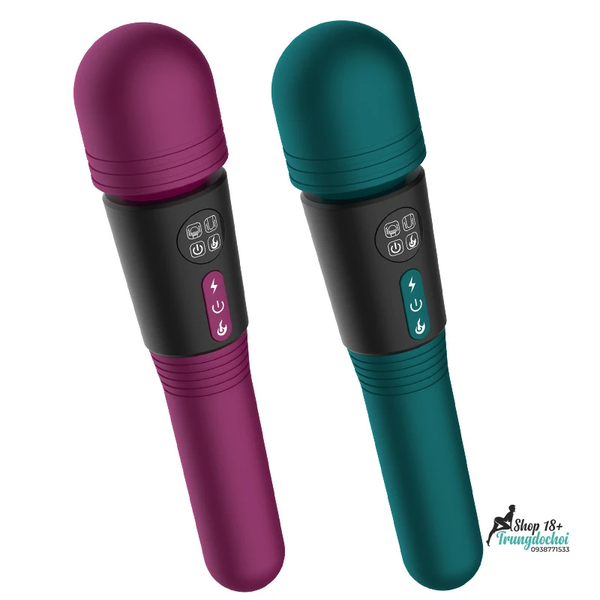 Gậy Massage Harley AV Wand — Đầu Cỡ Đại 52mm, Sưởi Ấm, Màn Hình LED