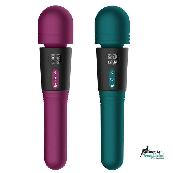 Gậy Massage Harley AV Wand — Đầu Cỡ Đại 52mm, Sưởi Ấm, Màn Hình LED