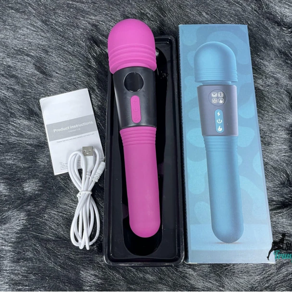 Gậy Massage Harley AV Wand — Đầu Cỡ Đại 52mm, Sưởi Ấm, Màn Hình LED