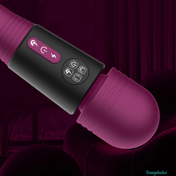 Gậy Massage Harley AV Wand — Đầu Cỡ Đại 52mm, Sưởi Ấm, Màn Hình LED