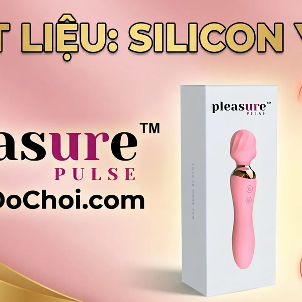 Máy Rung 2 Đầu Pleasure Pulse Dual Motor Kích Thích Kép, IPX4, Đầu Xoắn Ốc Tập Trung Điểm G