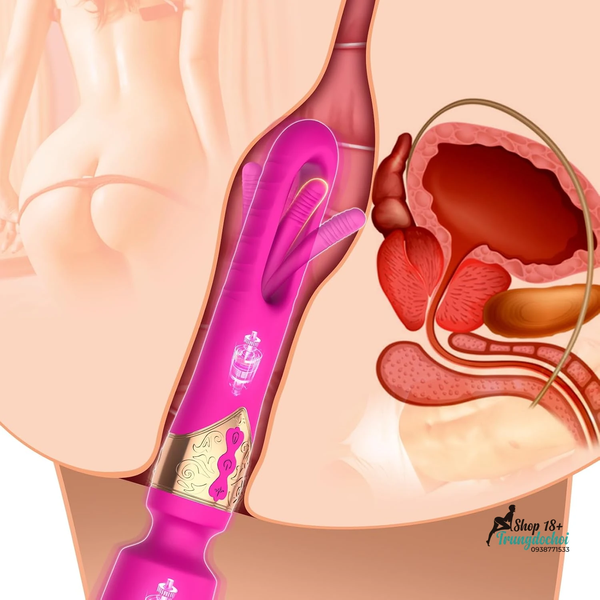 Gậy Rung Vỗ Ngón Tay 2 Trong 1 Kích Thích Điểm G, Âm Vật Cùng Lúc