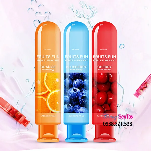 Gel Bôi Trơn Hương Trái Cây 80ml 