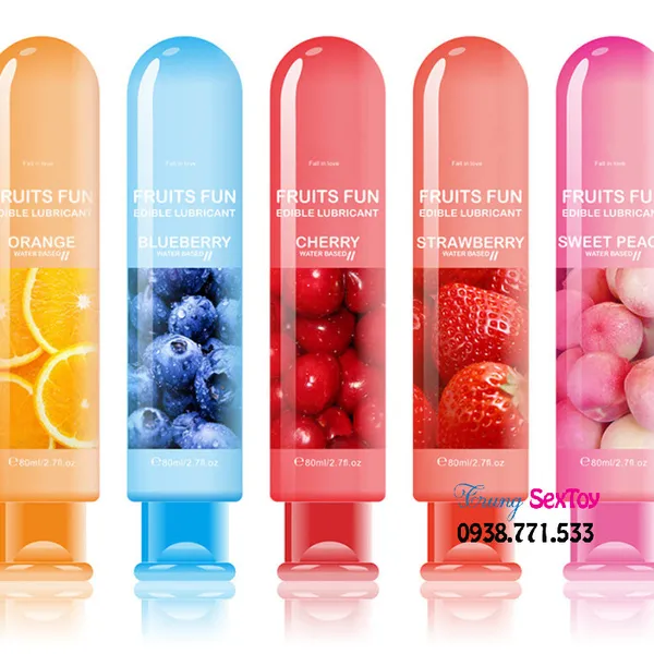 Gel Bôi Trơn Hương Trái Cây 80ml 