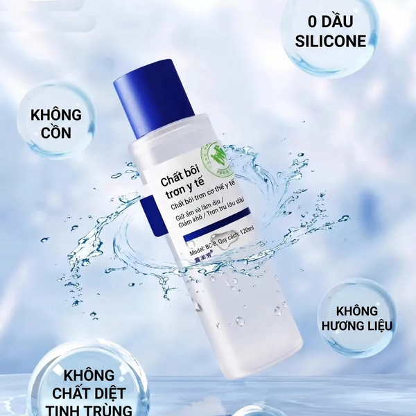 Gel Bôi Trơn Cơ Thể Medical Blue  Cấp Nước, Không Cần Rửa, Thấm Nhanh