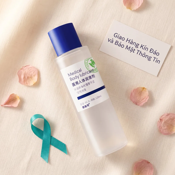 Gel Bôi Trơn Cơ Thể Medical Blue  Cấp Nước, Không Cần Rửa, Thấm Nhanh