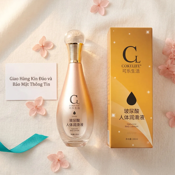 Gel Bôi Trơn Cokelife Hyaluronic Acid 100ml  Dưỡng Ẩm Sâu, An Toàn Tuyệt Đối, Kể Cả Khi Mang Thai