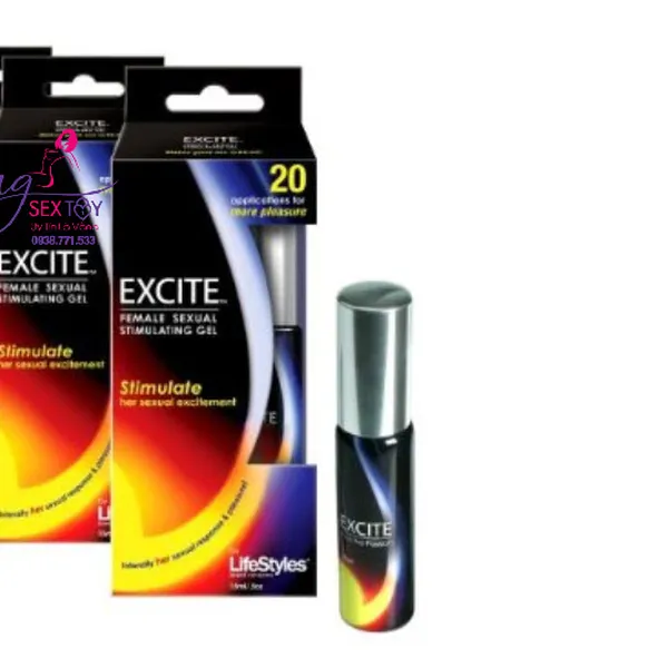 Gel bôi trơn tăng sự hưng phấn dành cho nữ - Excite USA