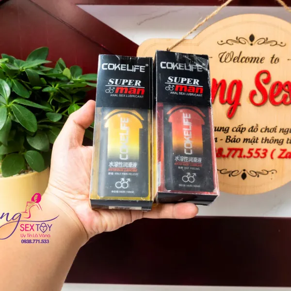 Gel bôi trơn Cokelife SuperMan dung lượng 160g 