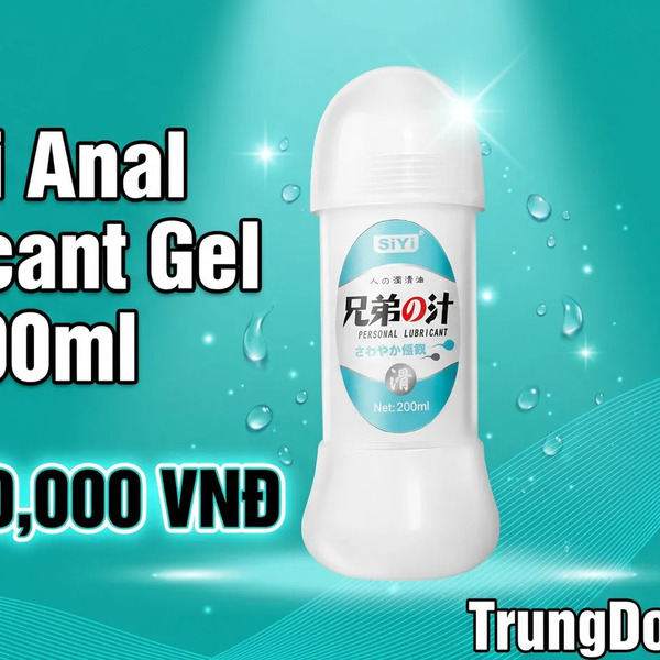 Gel Bôi Trơn Hậu Môn SiYi 200ml Độ Nhớt Cao, Màu Trắng Độc Lạ, Gốc Nước Dễ Rửa