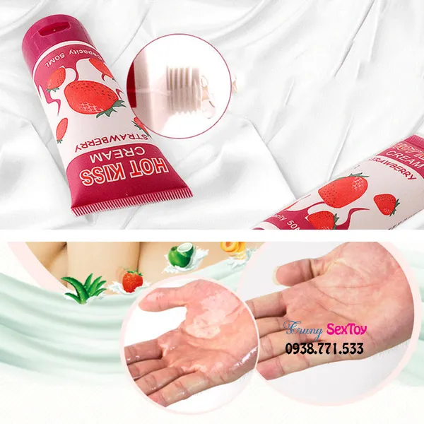 Gel Bôi Trơn Trái Cây Hương Dâu