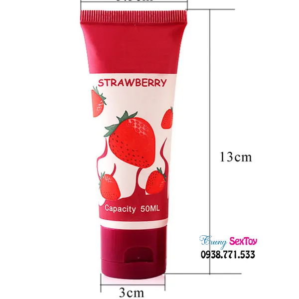 Gel Bôi Trơn Trái Cây Hương Dâu
