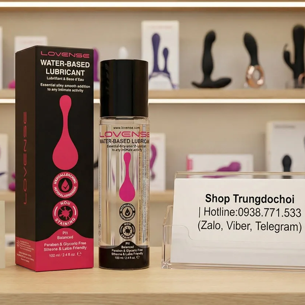 Trải Nghiệm Cuộc Yêu Trọn Vẹn Cùng Lovense Water Based Lubricant 100ml 